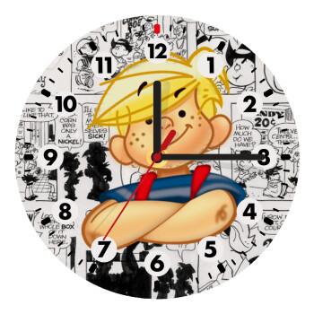 Dennis the Menace, Wooden wall clock (20cm)