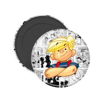 Dennis the Menace, Μαγνητάκι ψυγείου στρογγυλό διάστασης 5cm