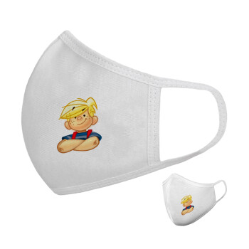 Dennis the Menace, Μάσκα υφασμάτινη υψηλής άνεσης παιδική (Δώρο πλαστική θήκη)