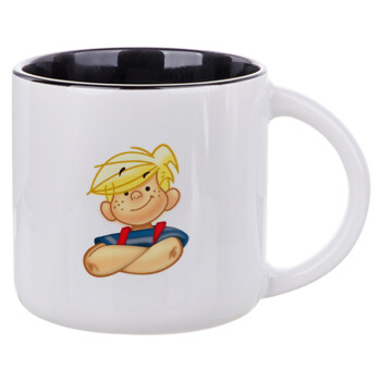 Dennis the Menace, Κούπα κεραμική 400ml Λευκή/Μαύρη