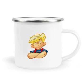 Dennis the Menace, Metallic enamel cup white 360ml