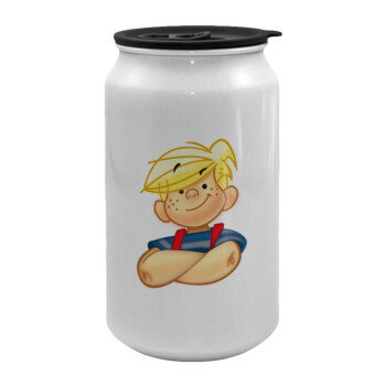 Dennis the Menace, Κούπα ταξιδιού μεταλλική με καπάκι (tin-can) 500ml