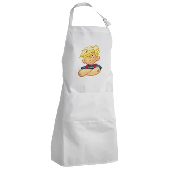 Dennis the Menace, Adult Chef Apron (with sliders and 2 pockets)
