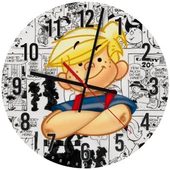Ντένις ο τρομερός, Ρολόι τοίχου ξύλινο (30cm)