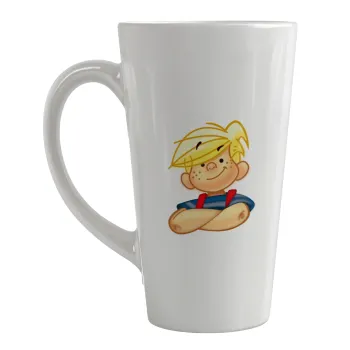 Ντένις ο τρομερός, Κούπα κωνική Latte Μεγάλη, κεραμική, 450ml