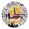 Wooden wall clock (20cm)