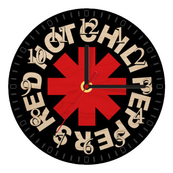Red Hot Chili Peppers, Ρολόι τοίχου ξύλινο plywood (20cm)