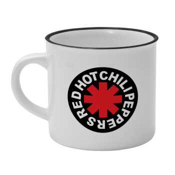 Red Hot Chili Peppers, Κούπα κεραμική vintage Λευκή/Μαύρη 230ml