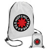 Red Hot Chili Peppers, Τσάντα πουγκί με μαύρα κορδόνια 45χ35cm (1 τεμάχιο)