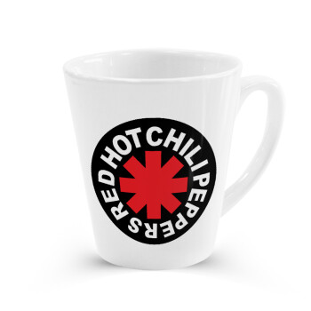 Red Hot Chili Peppers, Κούπα κωνική Latte Λευκή, κεραμική, 300ml