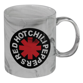 Red Hot Chili Peppers, Κούπα κεραμική, marble style (μάρμαρο), 330ml