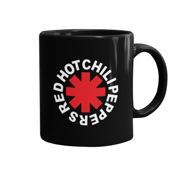 Red Hot Chili Peppers, Κούπα Μαύρη, κεραμική, 330ml