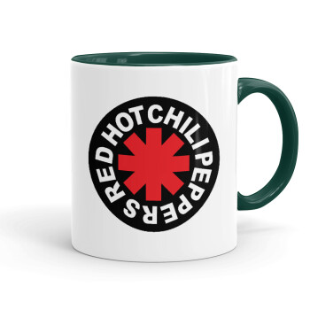 Red Hot Chili Peppers, Mug colored green, ceramic, 330ml