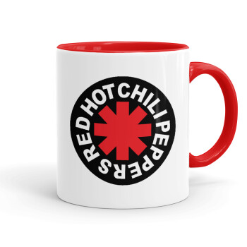 Red Hot Chili Peppers, Mug colored red, ceramic, 330ml