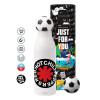 Soccer Metal mug thermos, double wall, 550ml