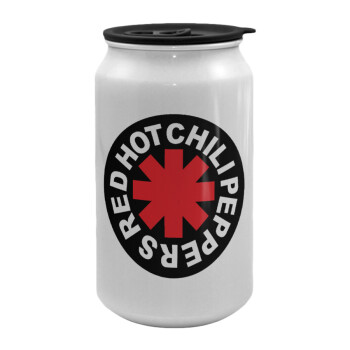 Red Hot Chili Peppers, Κούπα ταξιδιού μεταλλική με καπάκι (tin-can) 500ml