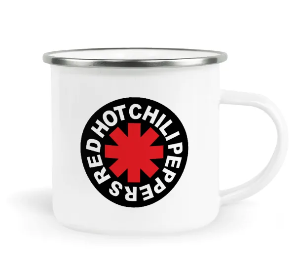 Red Hot Chili Peppers — Metallic enamel cup white 360ml