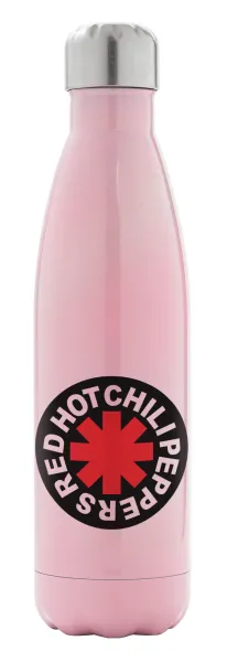 Red Hot Chili Peppers — Μεταλλικό παγούρι θερμός Ροζ Ιριδίζον (Stainless steel), διπλού τοιχώματος, 500ml