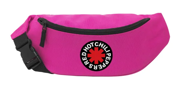Red Hot Chili Peppers — Unisex waist bag (banana) in PINK color with 2 pockets