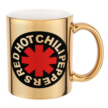Red Hot Chili Peppers, Mug ceramic, gold mirror, 330ml