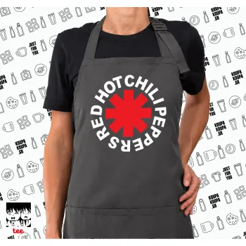 Red Hot Chili Peppers, Ποδιά μακριά Σεφ ολόσωμη με τσέπες GREY (ΕΝΗΛΙΚΩΝ)