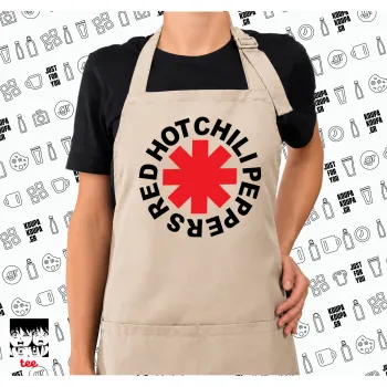 Red Hot Chili Peppers, Ποδιά μακριά Σεφ ολόσωμη με τσέπες SAND (ΕΝΗΛΙΚΩΝ)