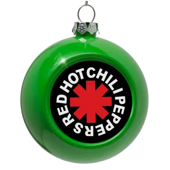 Red Hot Chili Peppers, Στολίδι Χριστουγεννιάτικη μπάλα δένδρου Πράσινο 8cm