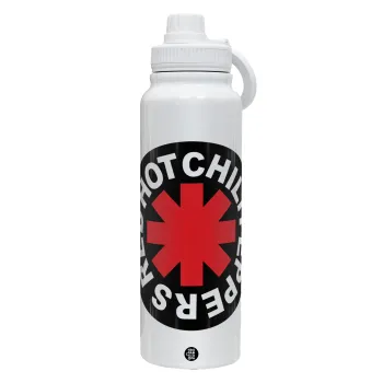 Red Hot Chili Peppers, Θερμός 1L Ανοξείδωτο με Βάση Κινητού & Διπλά Τοιχώματα