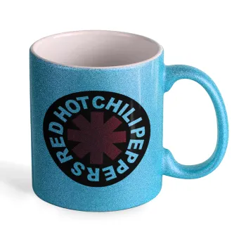 Red Hot Chili Peppers, Κούπα Σιέλ Glitter που γυαλίζει, κεραμική, 330ml