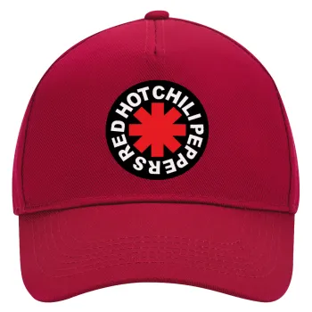 Red Hot Chili Peppers, Adult Ultimate Hat RED, (100% COTTON DRILL, ADULT, UNISEX, ONE SIZE)
