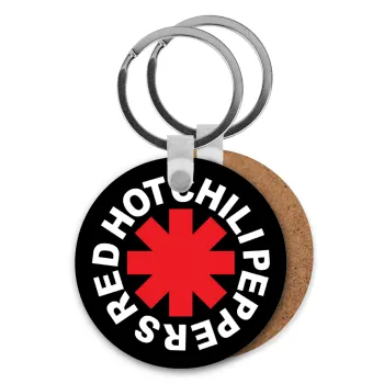 Red Hot Chili Peppers, Μπρελόκ Ξύλινο στρογγυλό MDF Φ5cm