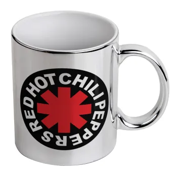 Red Hot Chili Peppers, Mug ceramic, silver mirror, 330ml