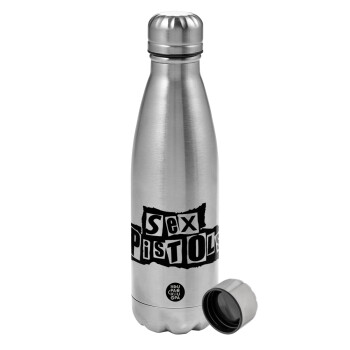 Sex Pistols, Metallic water bottle, stainless steel, 750ml