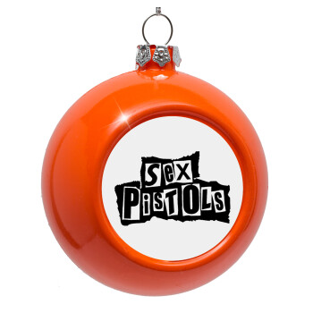 Sex Pistols, Orange Christmas tree ornament bauble 8cm