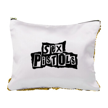 Sex Pistols, Τσαντάκι νεσεσέρ με πούλιες (Sequin) Χρυσό