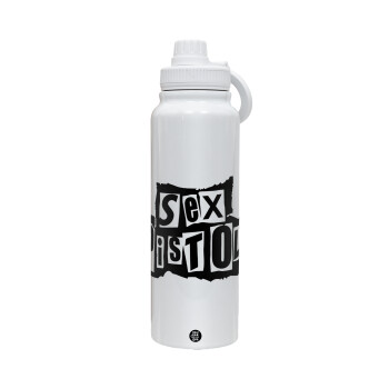 Sex Pistols, Θερμός 1L Ανοξείδωτο με Βάση Κινητού & Διπλά Τοιχώματα