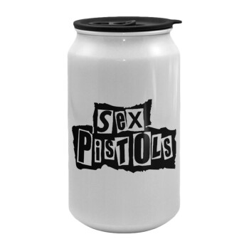 Sex Pistols, Κούπα ταξιδιού μεταλλική με καπάκι (tin-can) 500ml