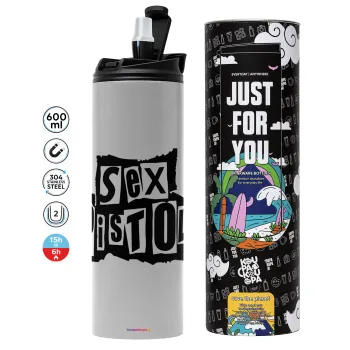 Sex Pistols, Tumbler stainless steel GREY 600ml
