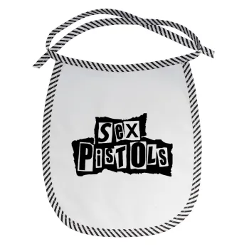 Sex Pistols, Σαλιάρα μωρού αλέκιαστη με κορδόνι Μαύρη