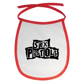 Sex Pistols, Σαλιάρα μωρού αλέκιαστη με κορδόνι Κόκκινη