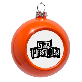 Sex Pistols, Orange Christmas tree ornament bauble 8cm