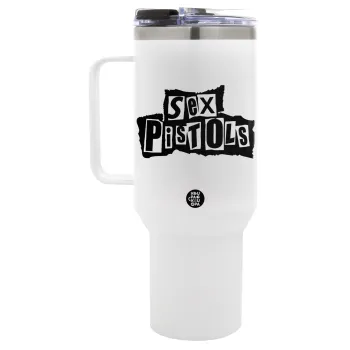 Sex Pistols, Mega Tumbler με καπάκι, διπλού τοιχώματος (θερμό) 1,2L