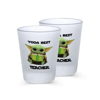 Yoda Best Teacher, Σφηνοπότηρα γυάλινα 45ml του πάγου (2 τεμάχια)