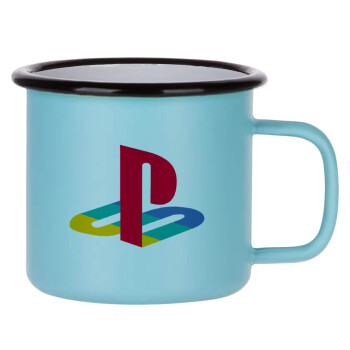 Playstation, Κούπα Μεταλλική εμαγιέ ΜΑΤ σιέλ 360ml