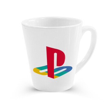 Playstation, Κούπα κωνική Latte Λευκή, κεραμική, 300ml