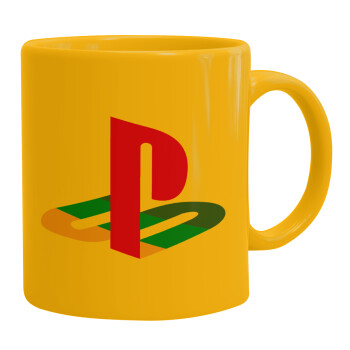 Playstation, Κούπα, κεραμική κίτρινη, 330ml (1 τεμάχιο)
