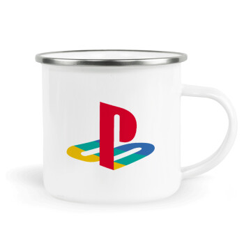 Playstation, Κούπα Μεταλλική εμαγιέ λευκη 360ml