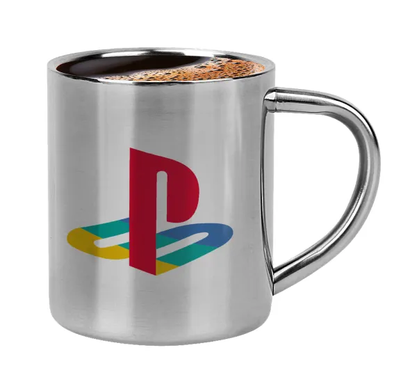 Playstation — Κουπάκι μεταλλικό διπλού τοιχώματος για espresso (220ml)
