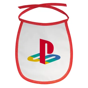 Playstation, Σαλιάρα μωρού αλέκιαστη με κορδόνι Κόκκινη