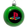 Green Christmas tree ornament bauble 8cm